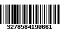 Código de Barras 3278584190661