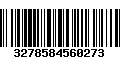 Código de Barras 3278584560273