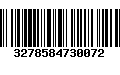 Código de Barras 3278584730072