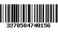 Código de Barras 3278584740156