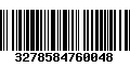 Código de Barras 3278584760048