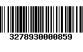 Código de Barras 3278930000859