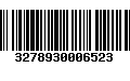 Código de Barras 3278930006523