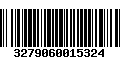 Código de Barras 3279060015324