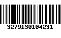 Código de Barras 3279130104231