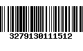 Código de Barras 3279130111512