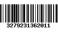 Código de Barras 3279231362011