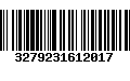 Código de Barras 3279231612017