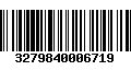 Código de Barras 3279840006719