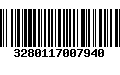 Código de Barras 3280117007940