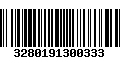 Código de Barras 3280191300333