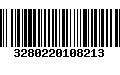 Código de Barras 3280220108213