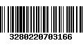 Código de Barras 3280220703166