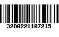 Código de Barras 3280221107215