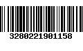 Código de Barras 3280221901158