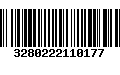 Código de Barras 3280222110177