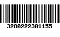 Código de Barras 3280222301155