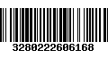 Código de Barras 3280222606168