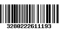 Código de Barras 3280222611193