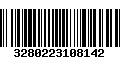 Código de Barras 3280223108142