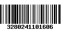 Código de Barras 3280241101606