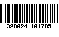 Código de Barras 3280241101705