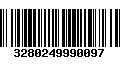 Código de Barras 3280249990097