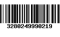 Código de Barras 3280249990219