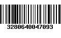 Código de Barras 3280640047093