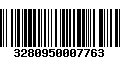 Código de Barras 3280950007763