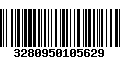 Código de Barras 3280950105629