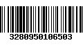 Código de Barras 3280950106503