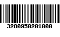 Código de Barras 3280950201000