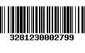 Código de Barras 3281230002799