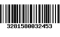 Código de Barras 3281580032453