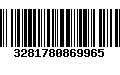 Código de Barras 3281780869965