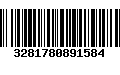 Código de Barras 3281780891584