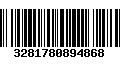 Código de Barras 3281780894868