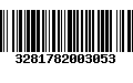 Código de Barras 3281782003053