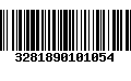 Código de Barras 3281890101054