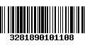 Código de Barras 3281890101108