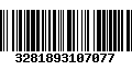 Código de Barras 3281893107077