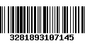 Código de Barras 3281893107145