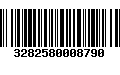 Código de Barras 3282580008790