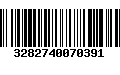 Código de Barras 3282740070391