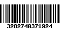 Código de Barras 3282740371924