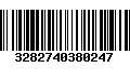 Código de Barras 3282740380247