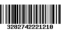 Código de Barras 3282742221210