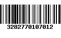 Código de Barras 3282770107012