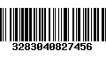 Código de Barras 3283040827456